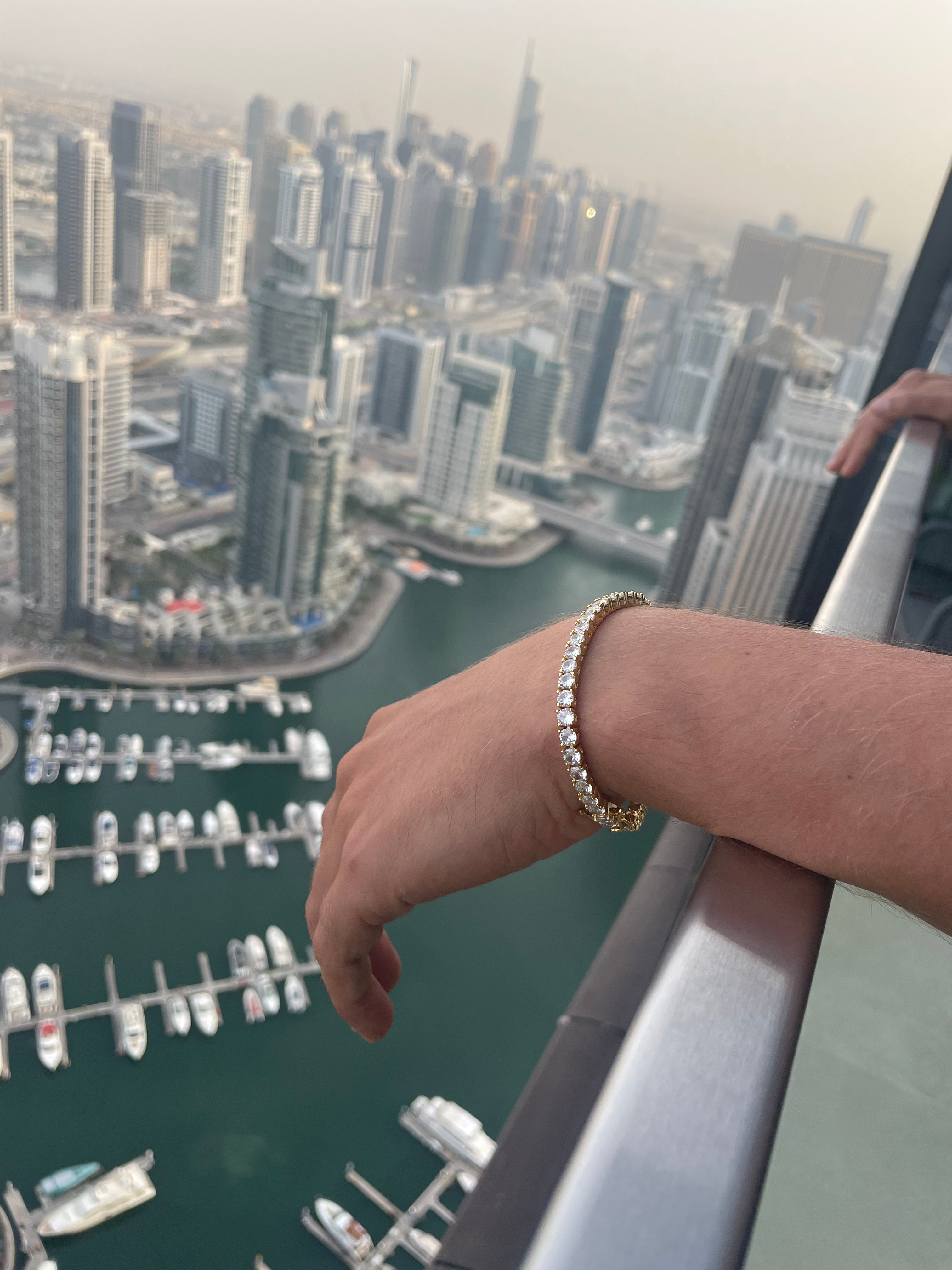 TENNISBOY ARMBAND - 5MM WEISSGOLD