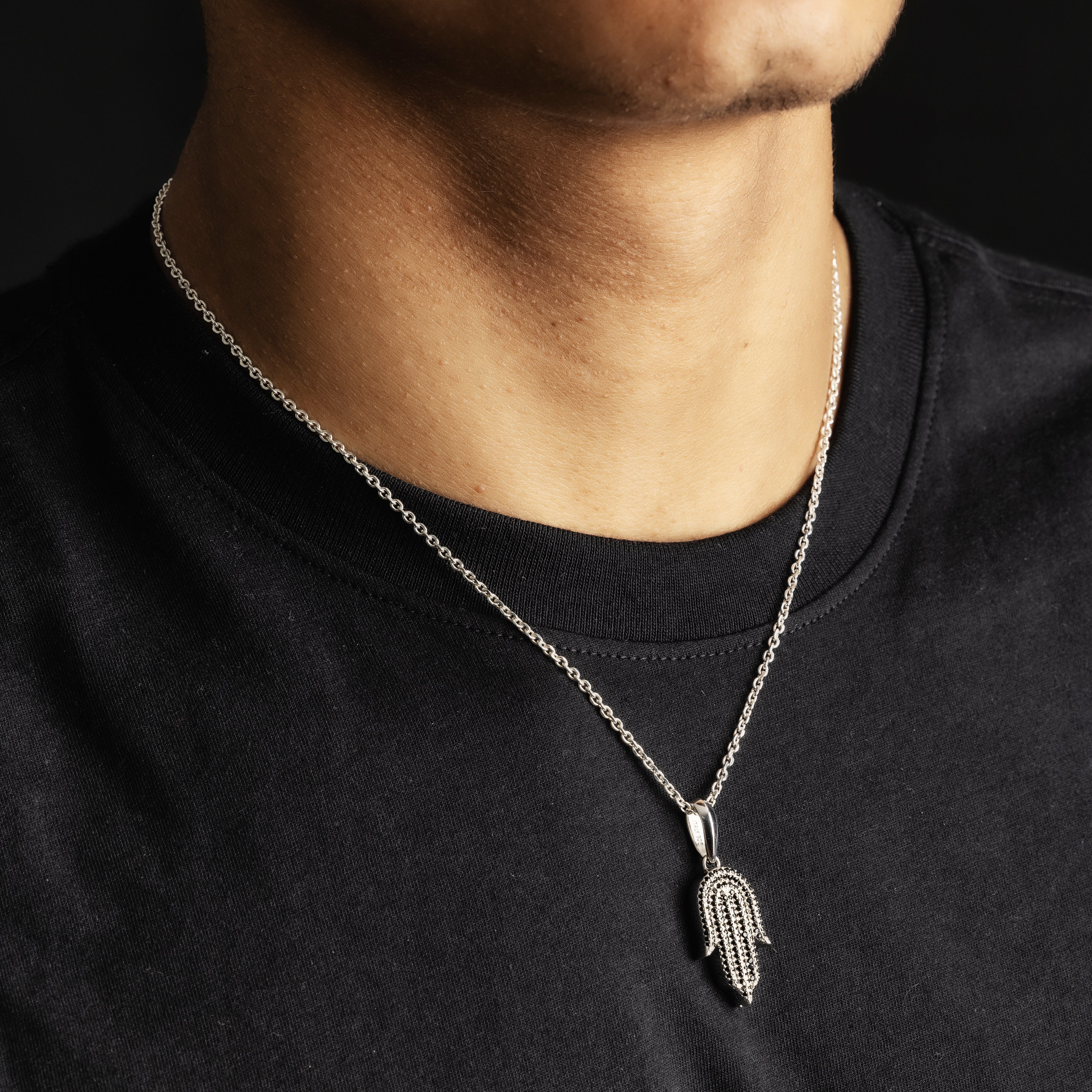ICED HAMSA (SILBER/ SCHWARZ) (LIMITIERTE AUFLAGE)