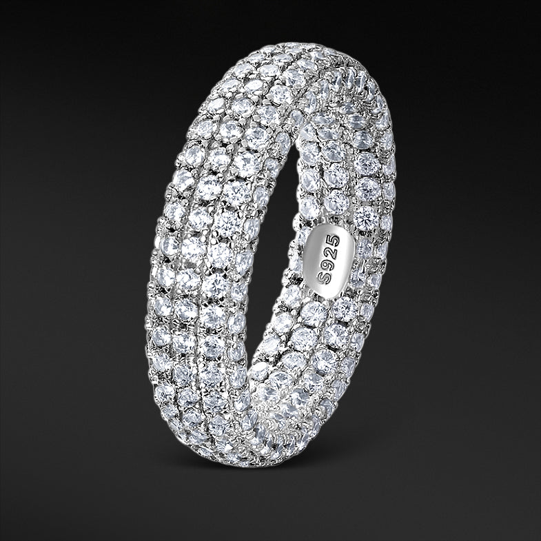 Moissanit Arctic Ring - Weißgold