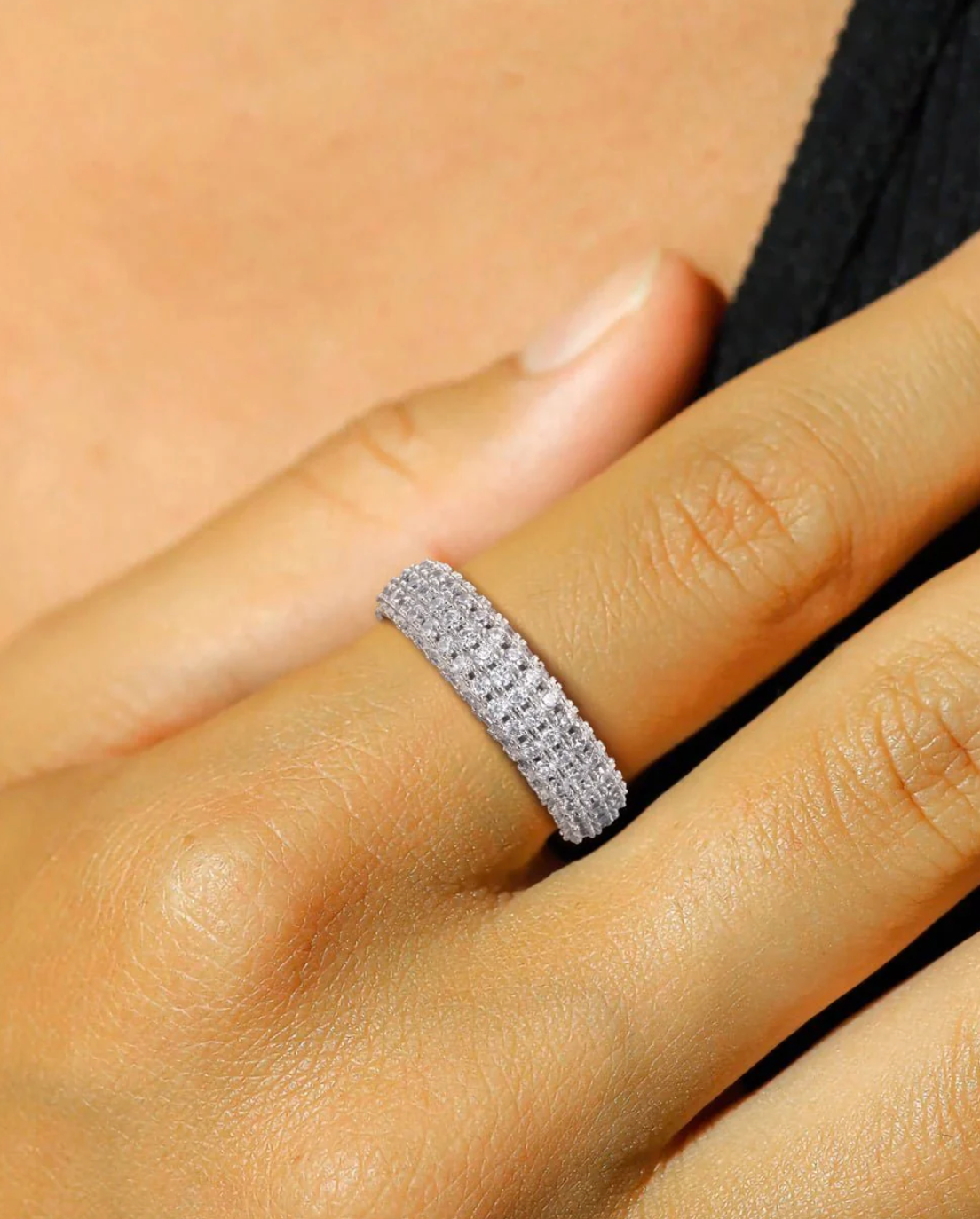 Moissanit Arctic Ring - Weißgold