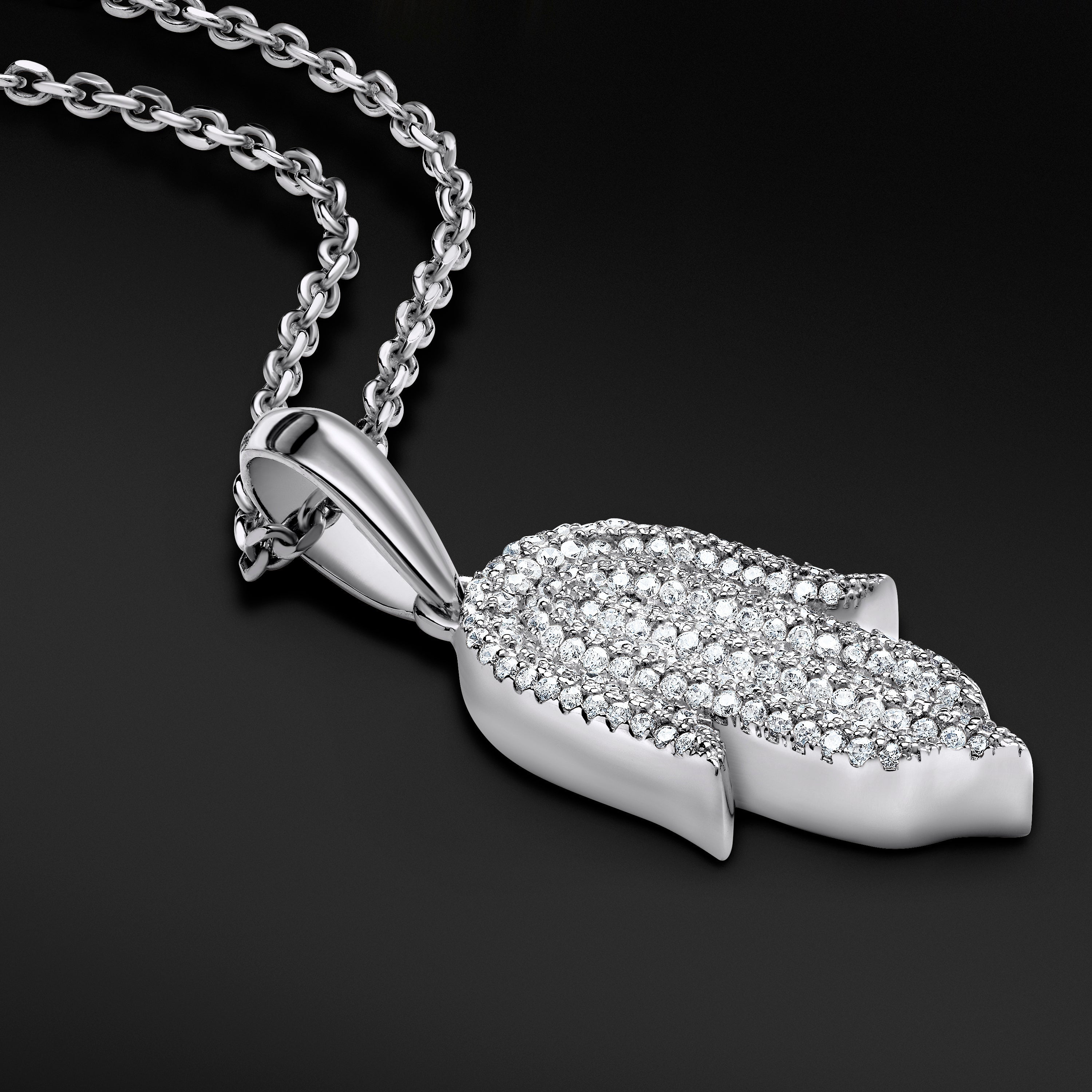 ICED HAMSA (SILBER)